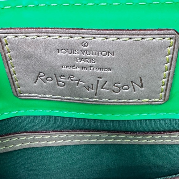 Louis Vuitton Neo Green Mono Vernis Ltd Edition Robert Wilson Reade PM EUC​​ - Picture 3 of 15